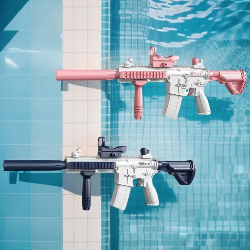 Summer Popular Electric M416 Water Gun Toys Outdoor Beach Large-capacity Fun Firing Swimming Pool Adult Kids Shooting Game Toy