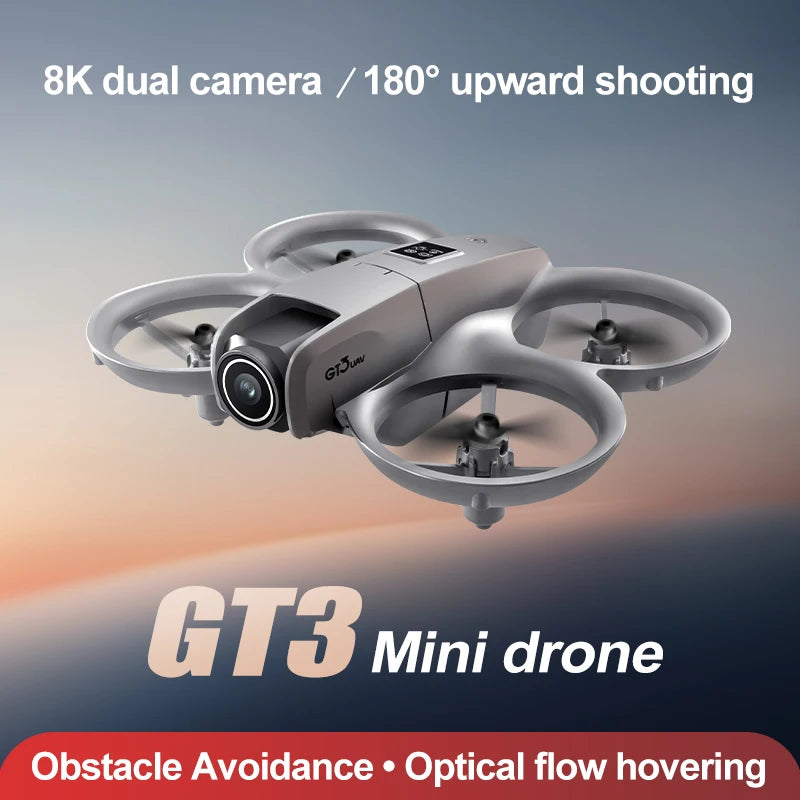 2025 GT3 RC Drone 8K 5G Professional HD Aerial Photography Obstacle Avoidance Remote Control Aircraft Dual Camera Quadcopter Toy