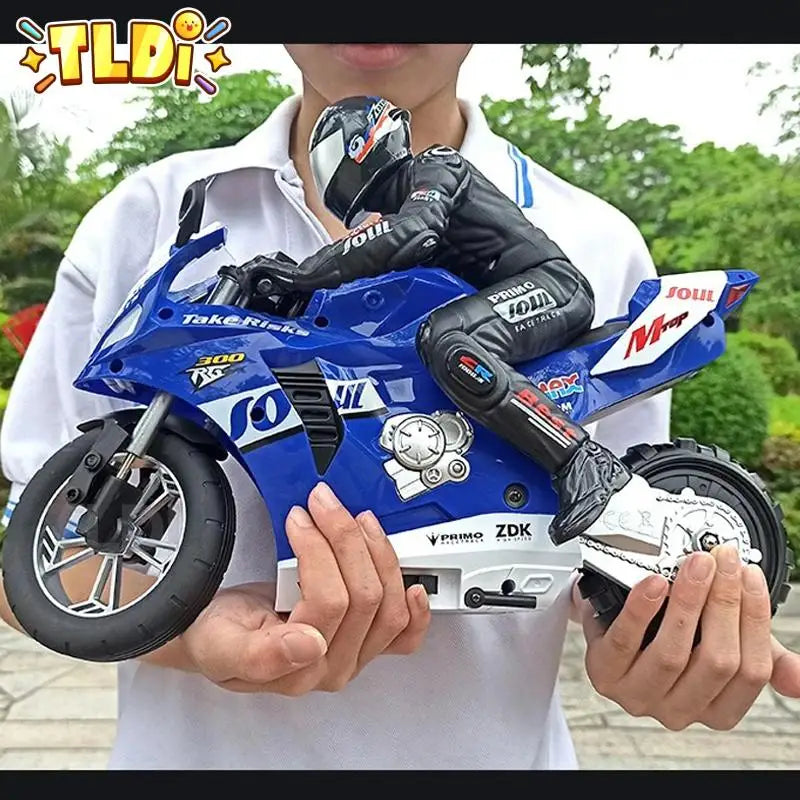 RC Motorcycles 1/6 Electric Motor RC Cars High Speed 4CH Remote Control Racing Motorcycle Drift Car Kids Xmas Festival Gift
