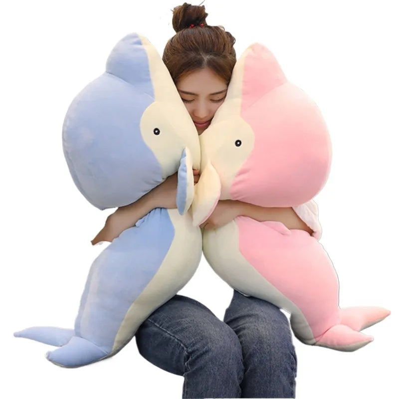 New soft dolphin doll plush toys soft little dolphin simulated fish doll men and women children's birthday gifts gift