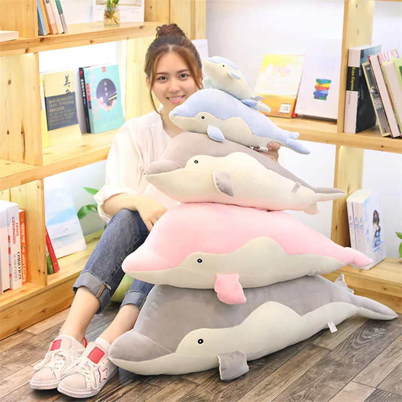 New soft dolphin doll plush toys soft little dolphin simulated fish doll men and women children's birthday gifts gift