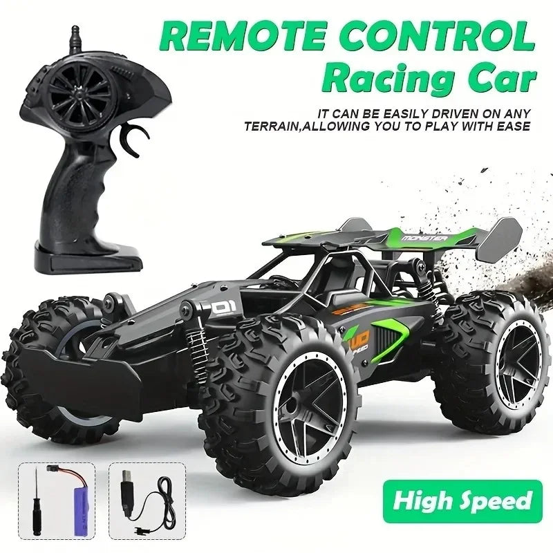 1:18 Scale High Speed RC Car - 2.4G Off Road Racing Vehicle, Entry-level RC Toy, Ideal Gift for Kids