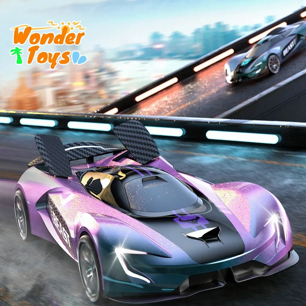 Rc Car 2.4G Radio Controlled Drift Car 20Km/h High-Speed Radio Control Racing Vehicles Winged Sports Car Drive Electric Model