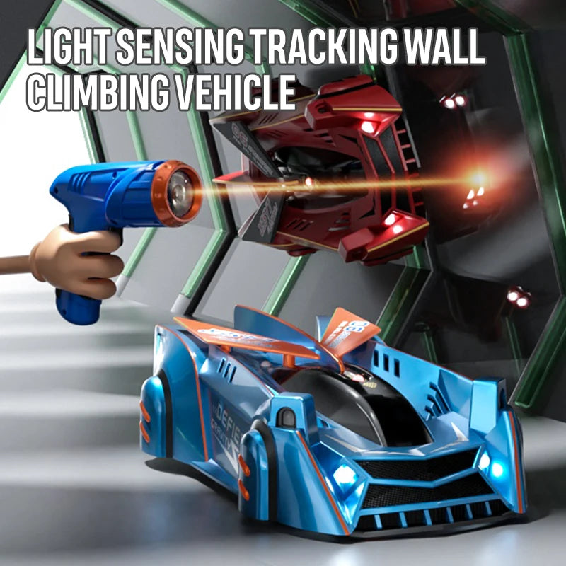 Light-Chasing Wall-Climbing Car, Infrared Sensor Remote Control Car, Wall-Climbing Car, Four-Wheel Drive Car, Toy Racing Car, Children's Toy Car