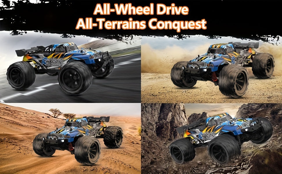 [RC Cars | High Speed] High Speed 40KM/H 1:16 Scale RC Cars | 4x4 All Terrain Off-Road Remote Control Monster Truck | Adult Racing Hobby RC Car for Adults and Boys, 9500E, Halloween, Christmas Gift