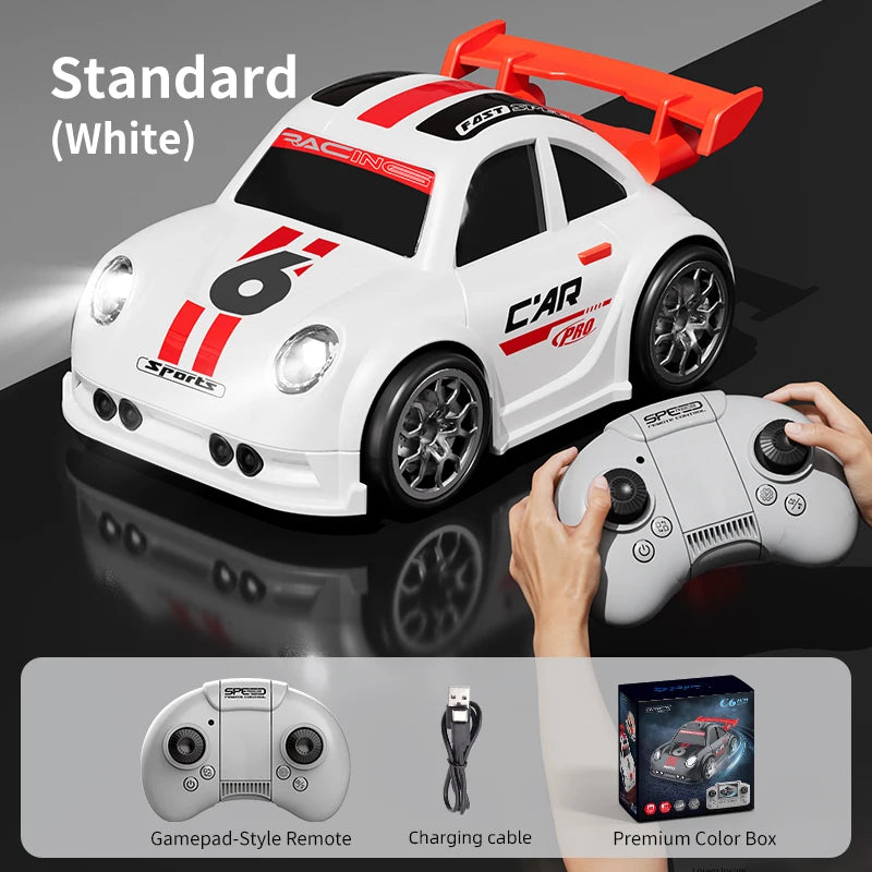 Mini RC Drift Car with Dual Mode Lights, Sound, Camera Screen Control
