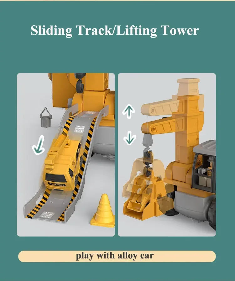 Kids Engineering Vehicle Electric Drill Tool Toys Match Children Educational Assembled Sets Tools For Boys Nut Building Gift