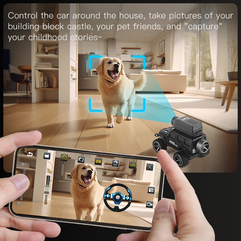 Remote Control Mini Car With LED Light and HD Camera