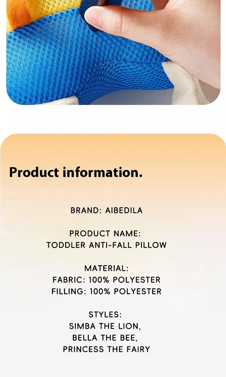 Baby Walkers Head Protection Cushion Animals Plush Pad Adjustable Straps Baby Protective Pad Showering Gift for Toddler Children