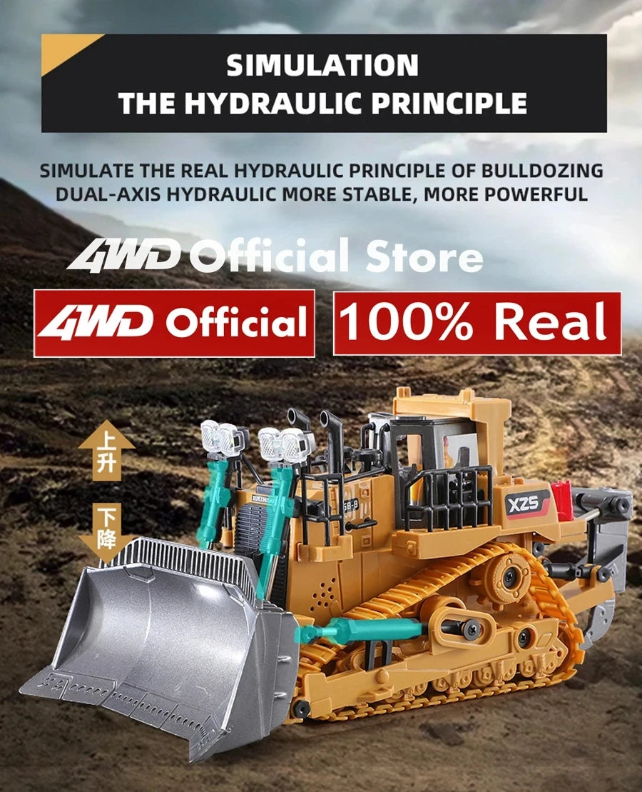 4WD Remote Control Excavator Toy