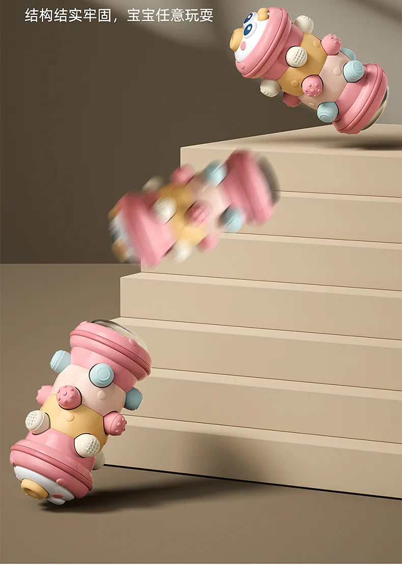 Baby Crawling Roller Toy Infant Activity Tummy Time Roller Montessori Educational Development Sensory Toys for Kids 0 12 Months