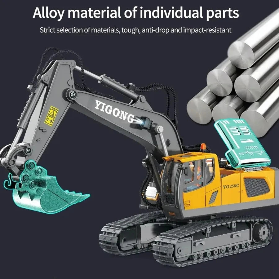 4WD Remote Control Excavator Toy