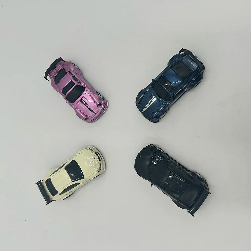 1/64 2.4g 4wd Fqd23/Fqd25 Rc Car Mini High Speed Racing Car Remote Control Drift Simulation Car Model Toy For Kids Gifts