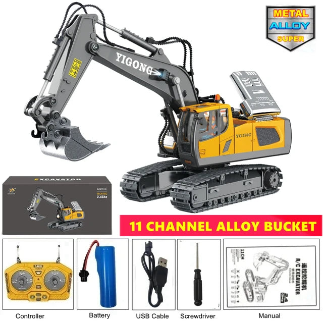 4WD Remote Control Excavator Toy