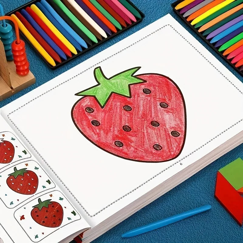 Kids Coloring Book -  Doodle Drawing book,Birthday&Holiday Gift,Entry Level Drawing & Painting Book for Children Chinese Version