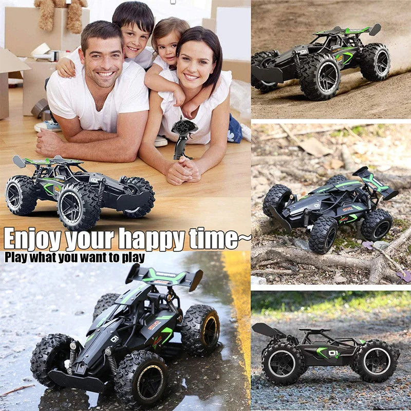 1:18 Scale High Speed RC Car - 2.4G Off Road Racing Vehicle, Entry-level RC Toy, Ideal Gift for Kids