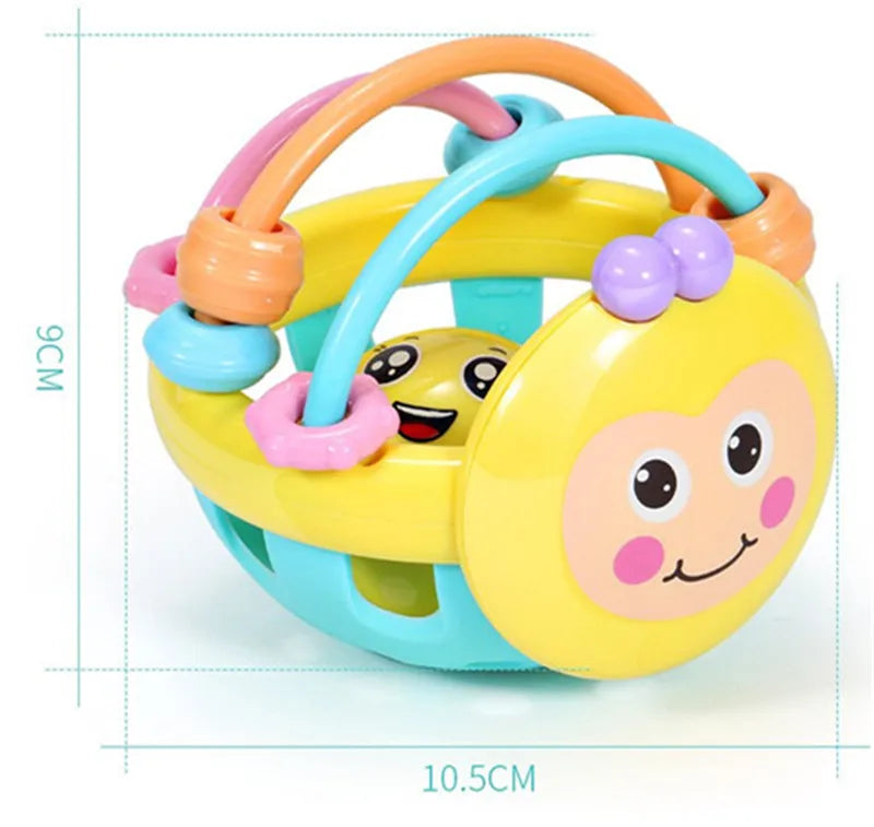 Baby Soft Teething Toys Newborn Early Educational Sensory Teether Rattle Touch Hand Grasping Ball Develop Infant Ball Game Toy