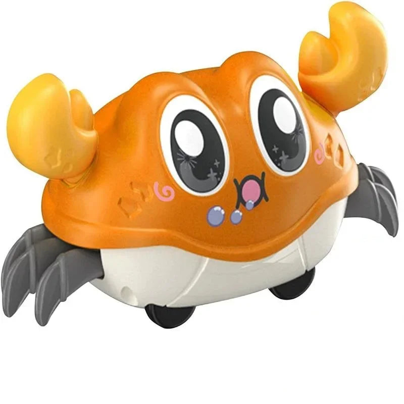 Children's Fun Double Return Force Left and Right Shake Simulation Crab Toy Baby Running Bubble Simulation Crab Crab Crawling
