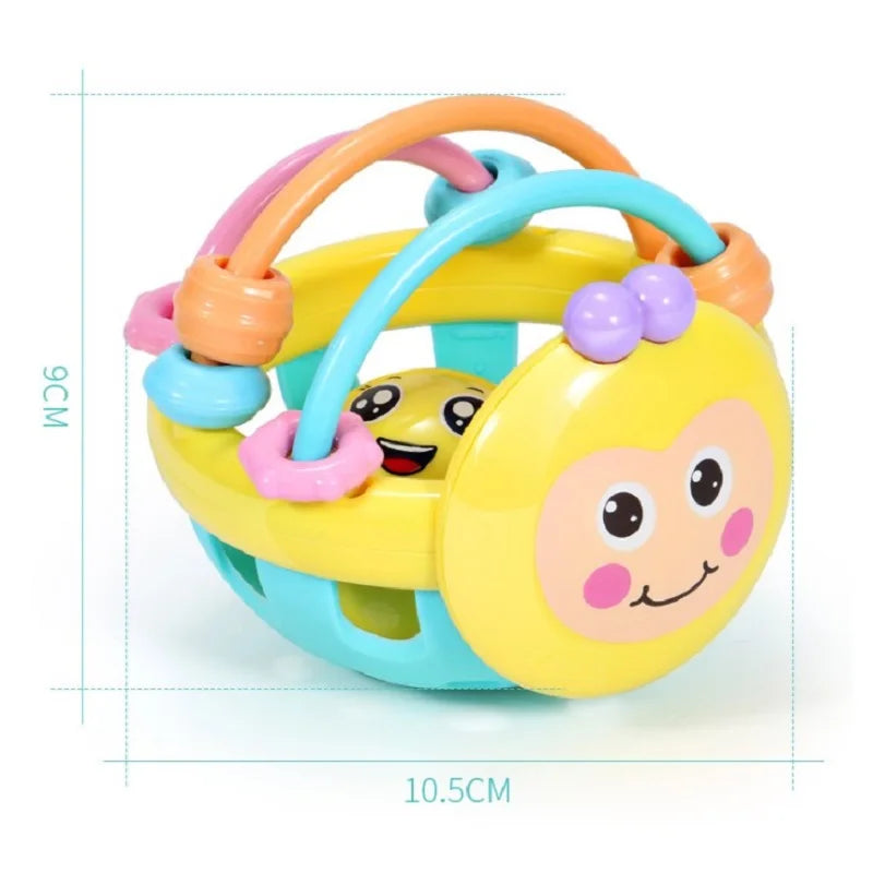Baby Soft Teething Toys Newborn Early Educational Sensory Teether Rattle Touch Hand Grasping Ball Develop Infant Ball Game Toy