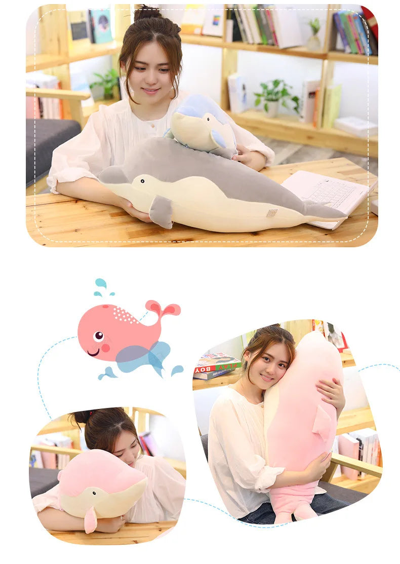 New soft dolphin doll plush toys soft little dolphin simulated fish doll men and women children's birthday gifts gift