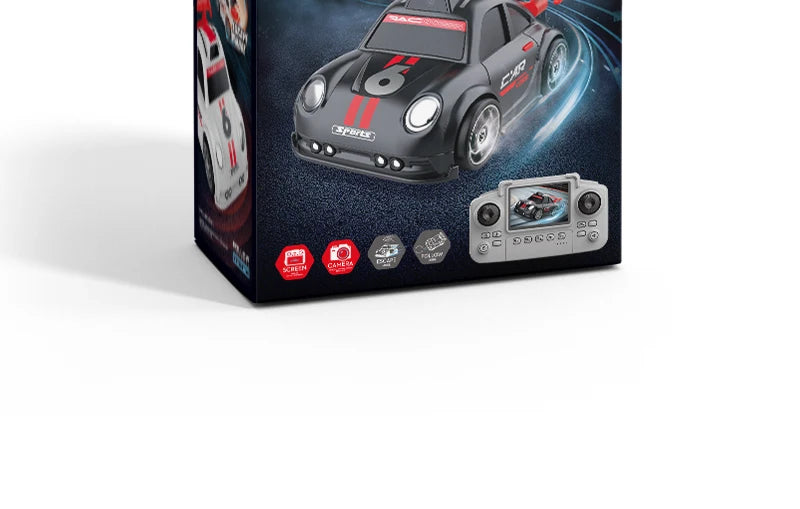 Mini RC Drift Car with Dual Mode Lights, Sound, Camera Screen Control