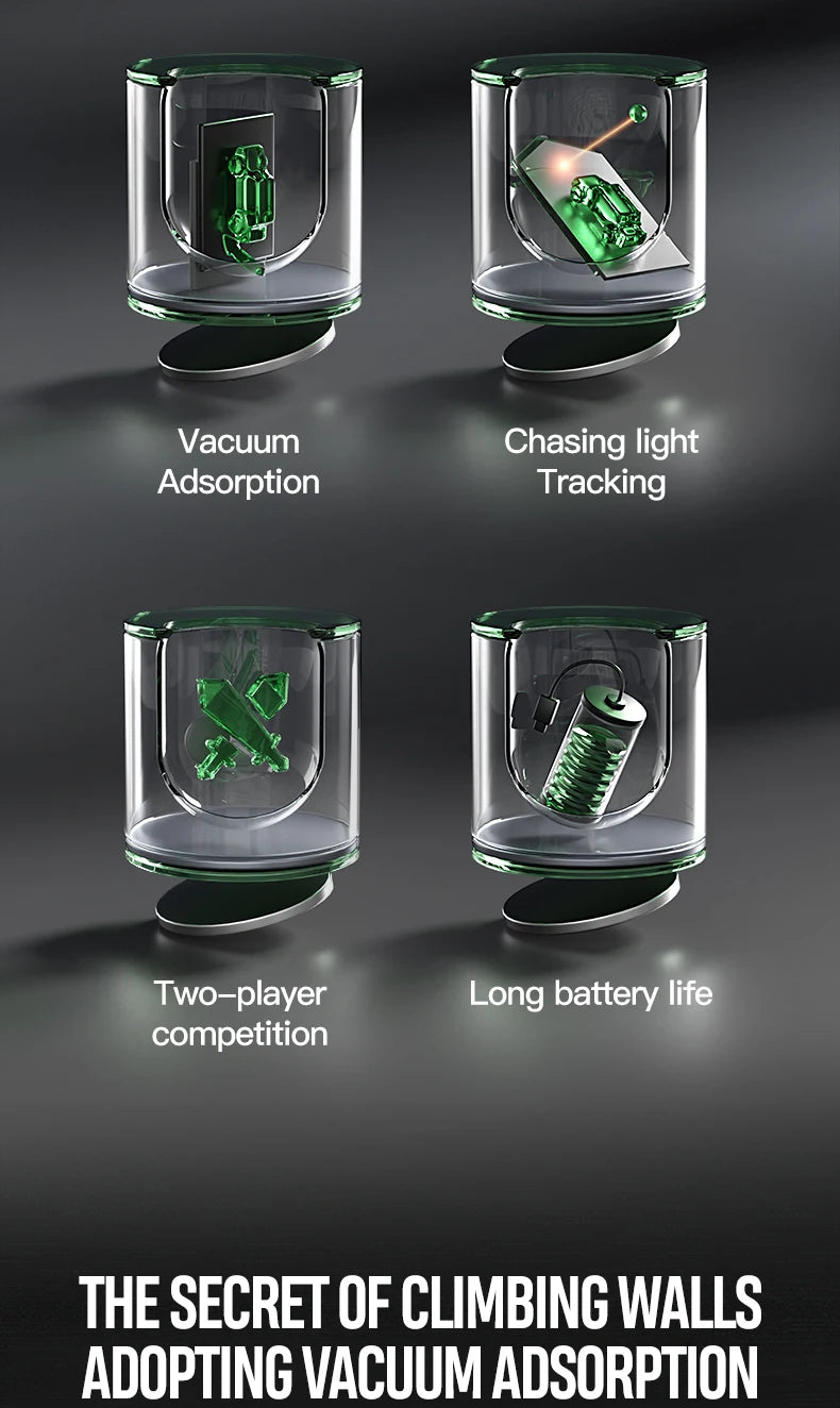 Light-Chasing Wall-Climbing Car, Infrared Sensor Remote Control Car, Wall-Climbing Car, Four-Wheel Drive Car, Toy Racing Car, Children's Toy Car