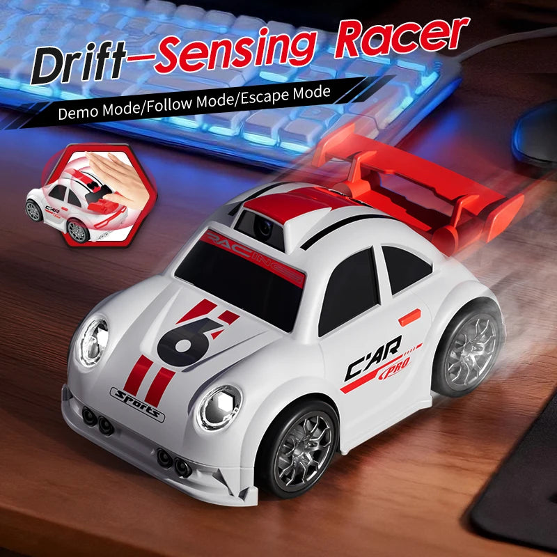 Mini RC Drift Car with Dual Mode Lights, Sound, Camera Screen Control