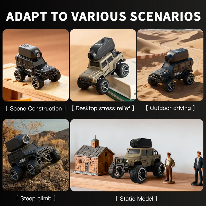 Remote Control Mini Car With LED Light and HD Camera