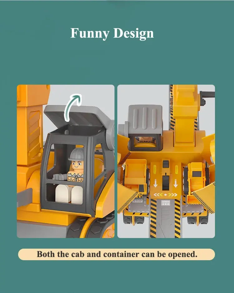 Kids Engineering Vehicle Electric Drill Tool Toys Match Children Educational Assembled Sets Tools For Boys Nut Building Gift