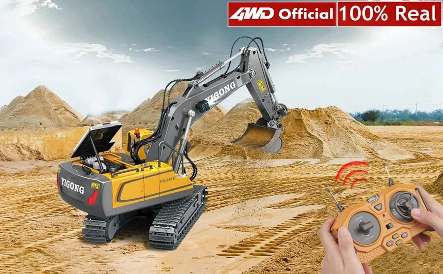 4WD Remote Control Excavator Toy