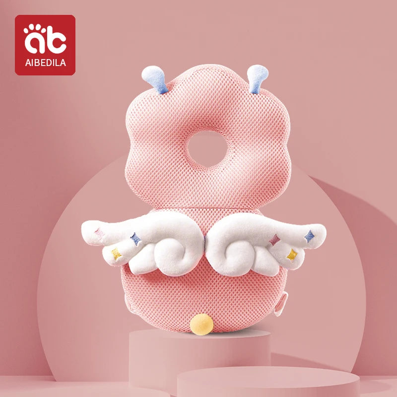 Baby Walkers Head Protection Cushion Animals Plush Pad Adjustable Straps Baby Protective Pad Showering Gift for Toddler Children