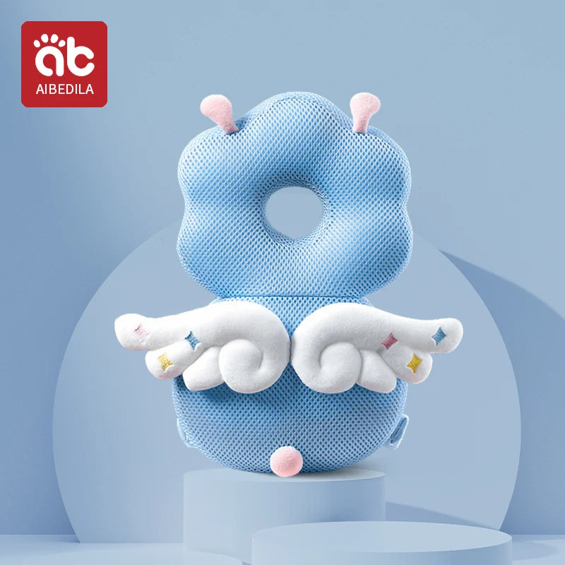 Baby Walkers Head Protection Cushion Animals Plush Pad Adjustable Straps Baby Protective Pad Showering Gift for Toddler Children