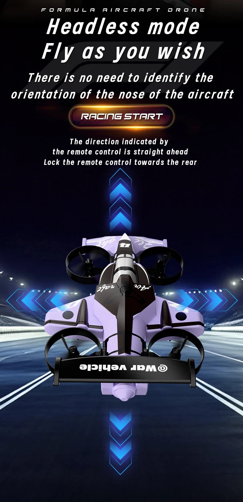 CZ04 Rc Aircraft Amphibious Remote Control Drift Car 360° Roll Headless Mode Land and Air Experience Speed and Excitement Plane