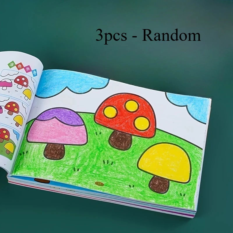 Kids Coloring Book -  Doodle Drawing book,Birthday&Holiday Gift,Entry Level Drawing & Painting Book for Children Chinese Version