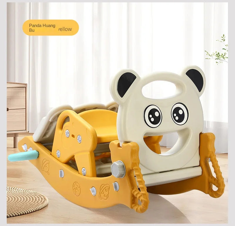 Children's Slide Shooting Four In One Indoor And Outdoor Slide Rocking Horse Combination Toy Multifunctional Baby Rocking Horse