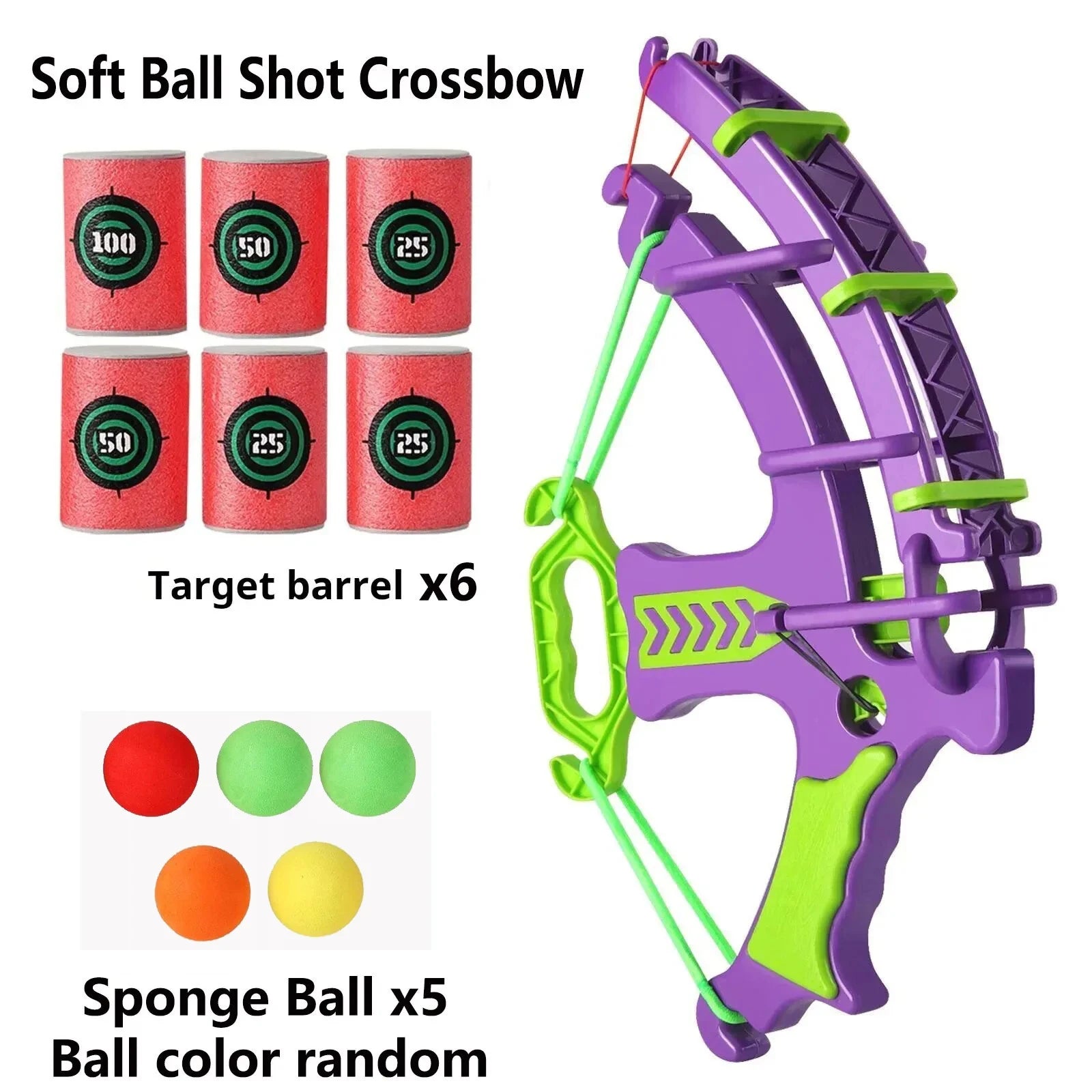 Soft Bullet Target Practice Toy for Children, Educational Shooting Practice Toys with Soft Bullets