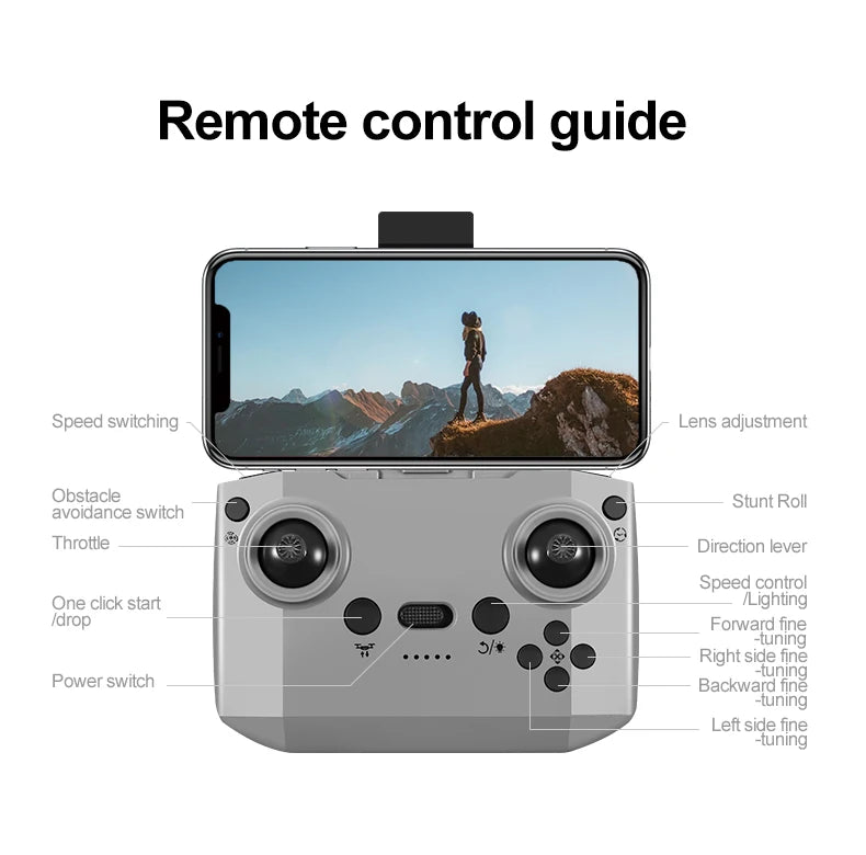 2025 GT3 RC Drone 8K 5G Professional HD Aerial Photography Obstacle Avoidance Remote Control Aircraft Dual Camera Quadcopter Toy