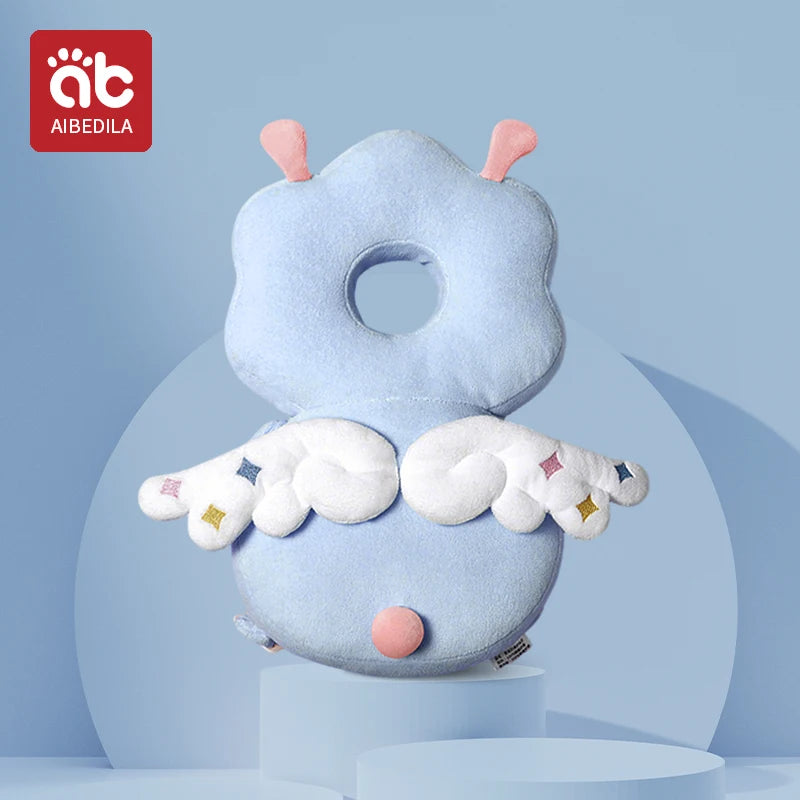 Baby Walkers Head Protection Cushion Animals Plush Pad Adjustable Straps Baby Protective Pad Showering Gift for Toddler Children