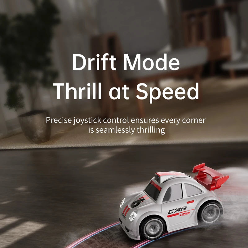 Mini RC Drift Car with Dual Mode Lights, Sound, Camera Screen Control