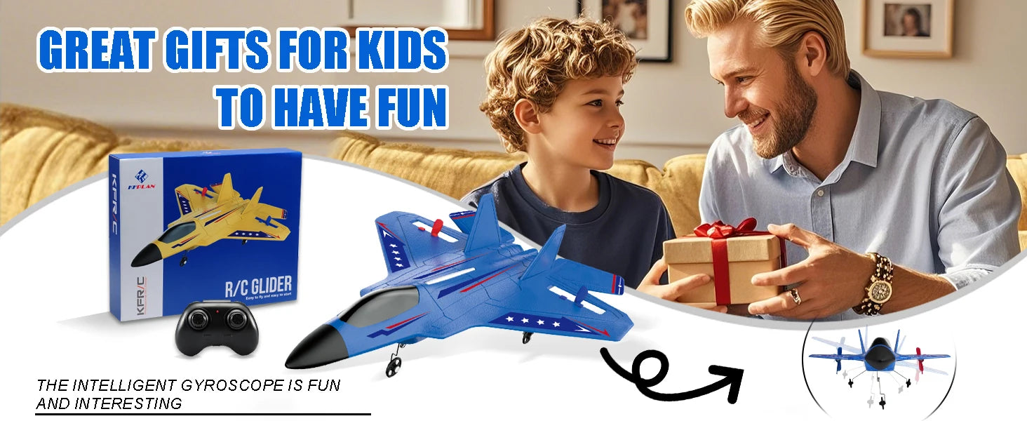 SU35 RC Plane FX620 FX820 2.4G Remote Control Flying Model Glider Airplane With LED Lights Aircraft Foam Toys For Children Gifts