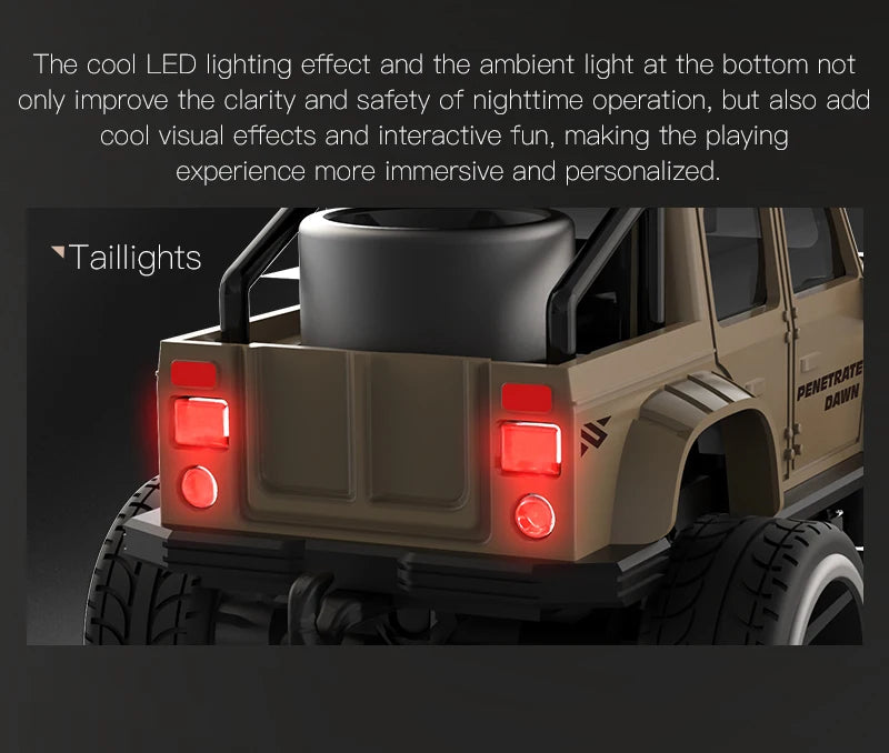 Remote Control Mini Car With LED Light and HD Camera