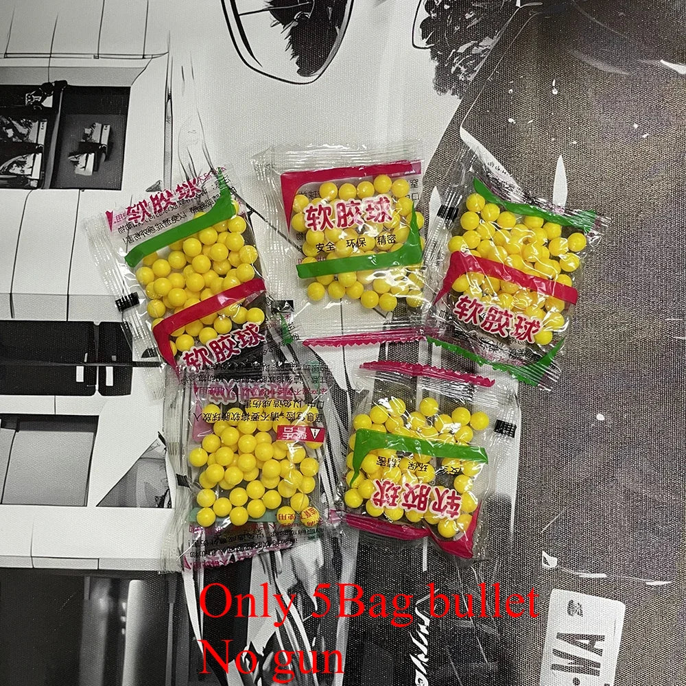 Soft Bullet Airsoft Pistol Manual G17 Toy Gun Lower Magazine With Laser Outdoor Sports CS Game Weapon for Children Adults Gift