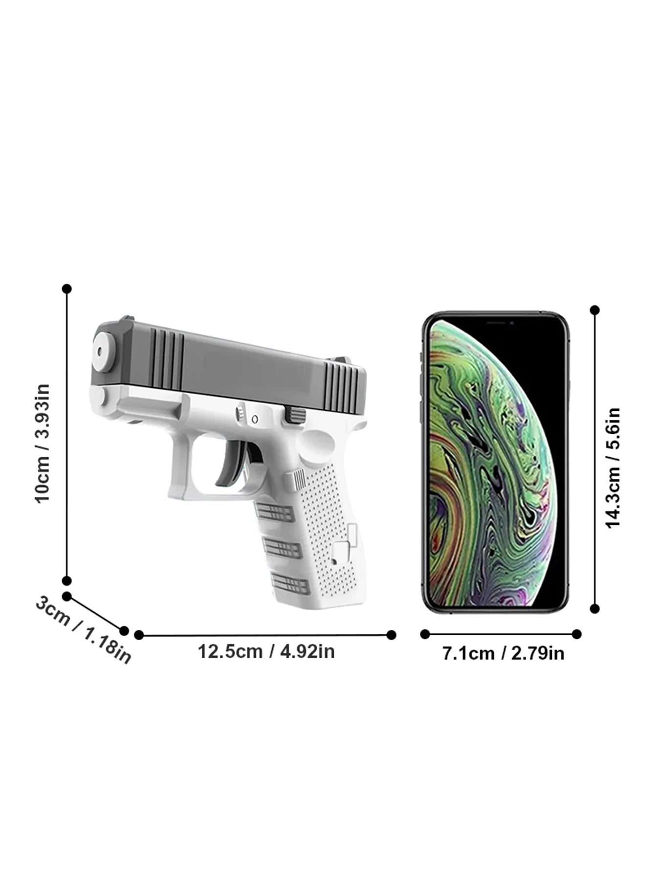 Hot selling mini handgun water gun, summer outdoor children's manual continuous firing toy water gun toy