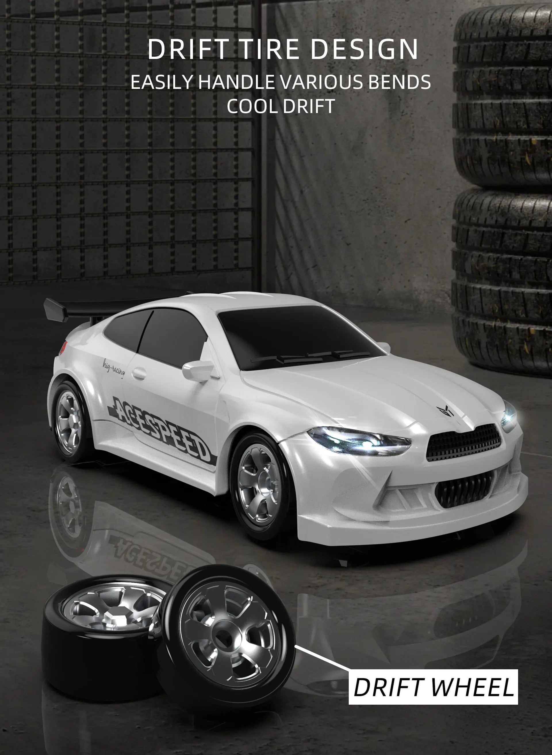 1/64 2.4g 4wd Fqd23/Fqd25 Rc Car Mini High Speed Racing Car Remote Control Drift Simulation Car Model Toy For Kids Gifts