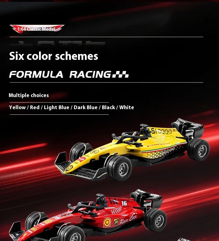 New RC car August  Product 1:64 Mini Alloy Car Model, Adjustable Lighting Formula Racing, Children's Remote Control Car