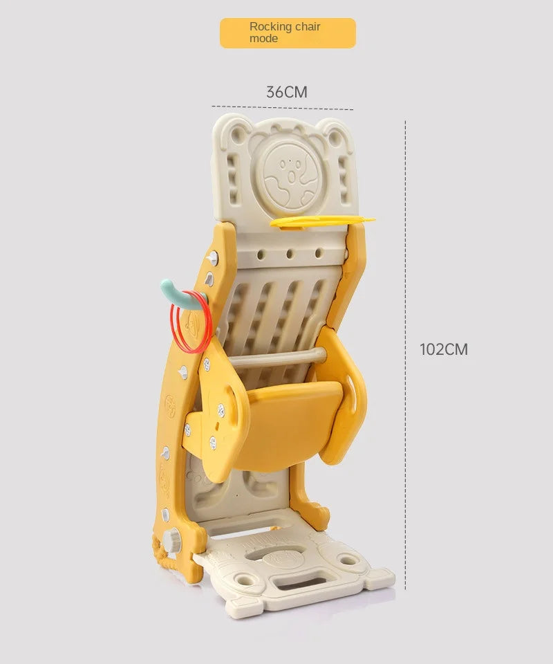 Children's Slide Shooting Four In One Indoor And Outdoor Slide Rocking Horse Combination Toy Multifunctional Baby Rocking Horse