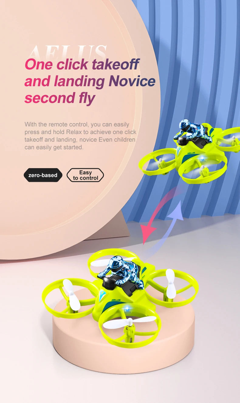 4DRC Mini RC Drone Altitude Hold Headless Mode 3 in 1 Sea Land Air Flight 2.4G Remote Control Quadcopter Boat RC Helicopter Toys