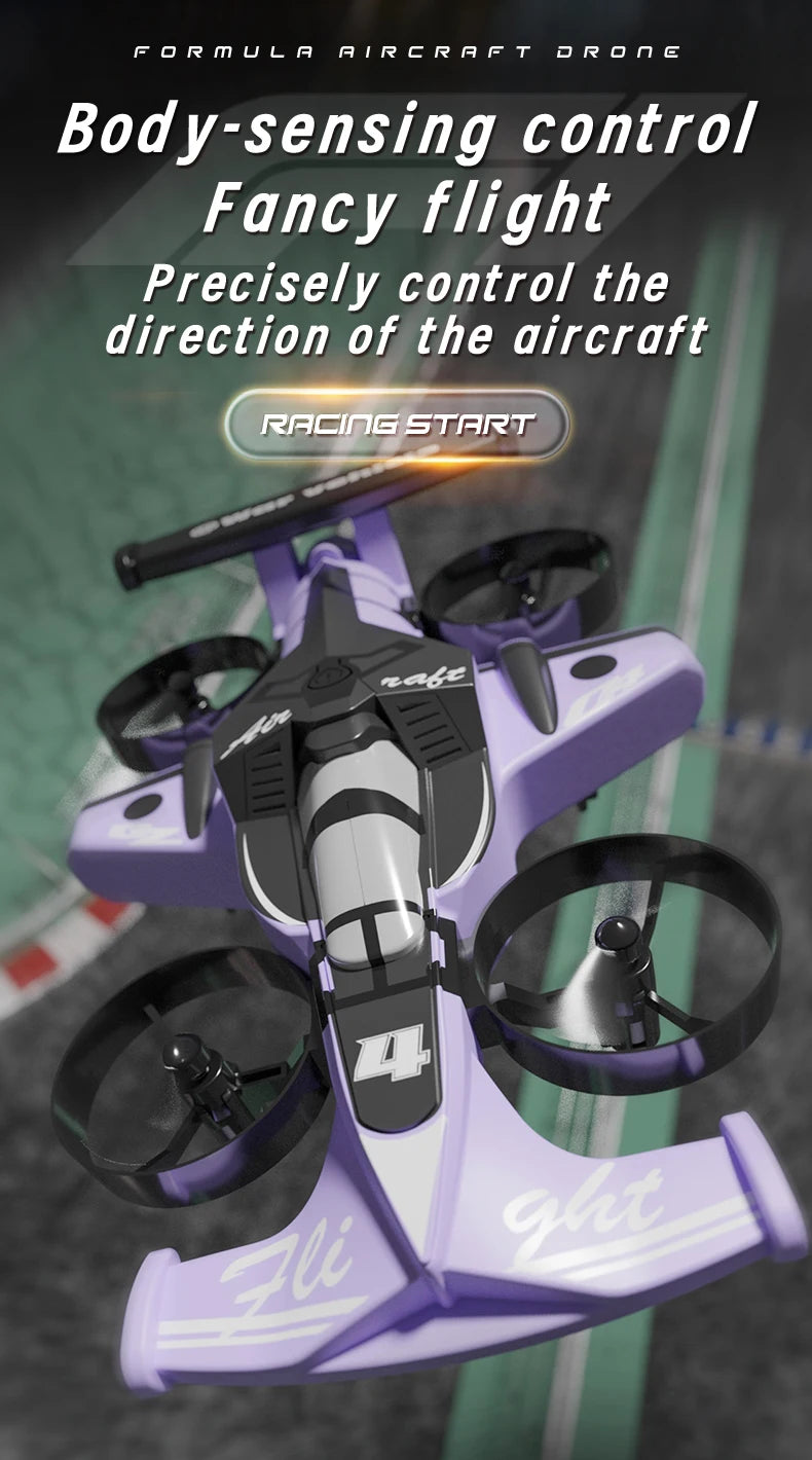 CZ04 Rc Aircraft Amphibious Remote Control Drift Car 360° Roll Headless Mode Land and Air Experience Speed and Excitement Plane