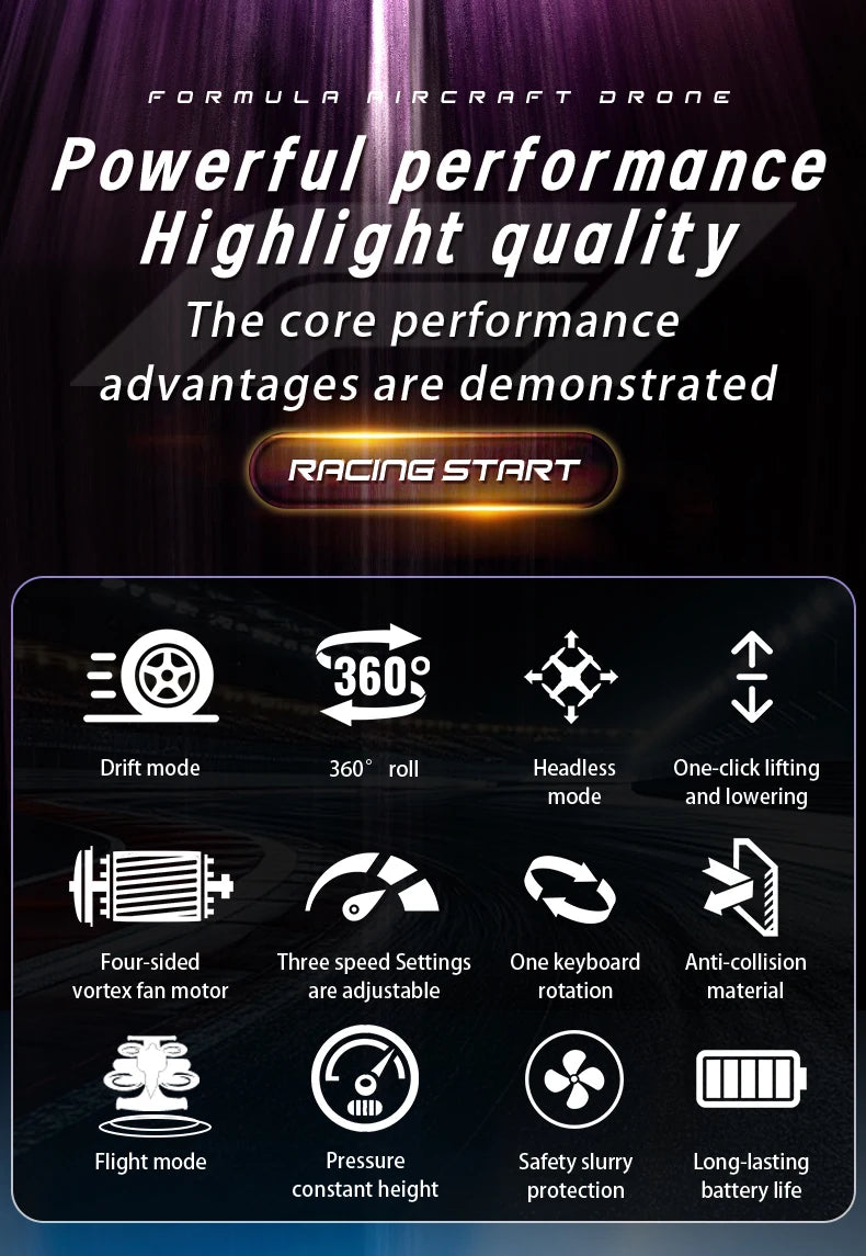 CZ04 Rc Aircraft Amphibious Remote Control Drift Car 360° Roll Headless Mode Land and Air Experience Speed and Excitement Plane