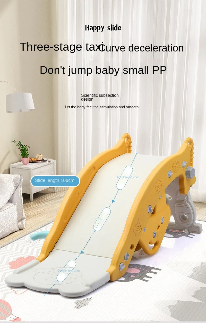 Children's Slide Shooting Four In One Indoor And Outdoor Slide Rocking Horse Combination Toy Multifunctional Baby Rocking Horse
